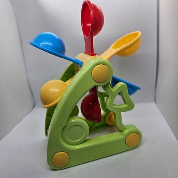 Colorful Bathtub toy Waterwheel Rotary Water Sprinkler Windmill Spinner Toy - Picture 3 of 4